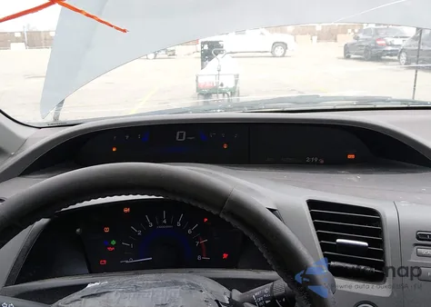 2012 Honda Civic Ex-L из США, поврежденный, VIN 2HGFB2F97CH501779